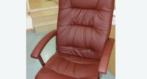 Обтяжка офисного кресла. Межгорье